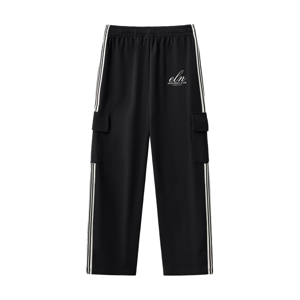 Side Stripe Straight-Leg Pants