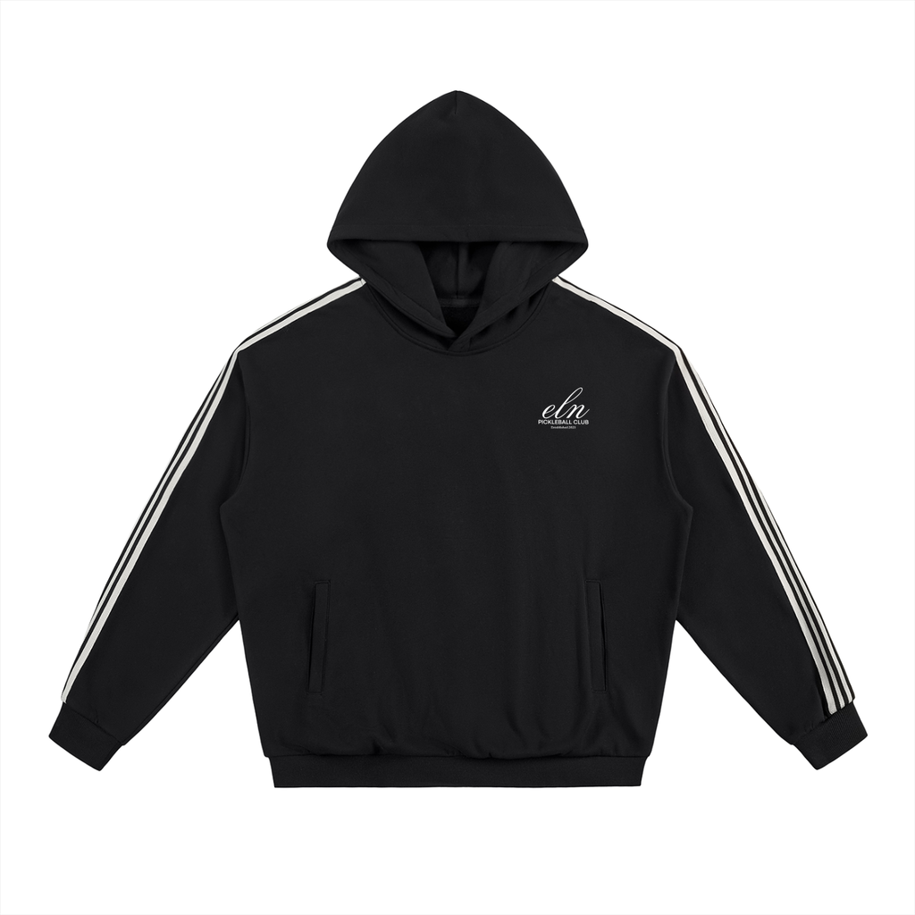 Side Stripe Drop-Shoulder Hoodie