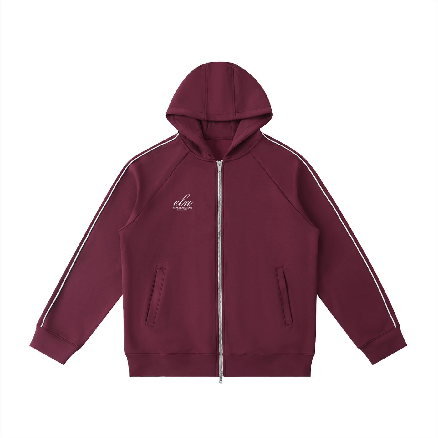 Heavyweight Raglan Sleeve Zip Hoodie