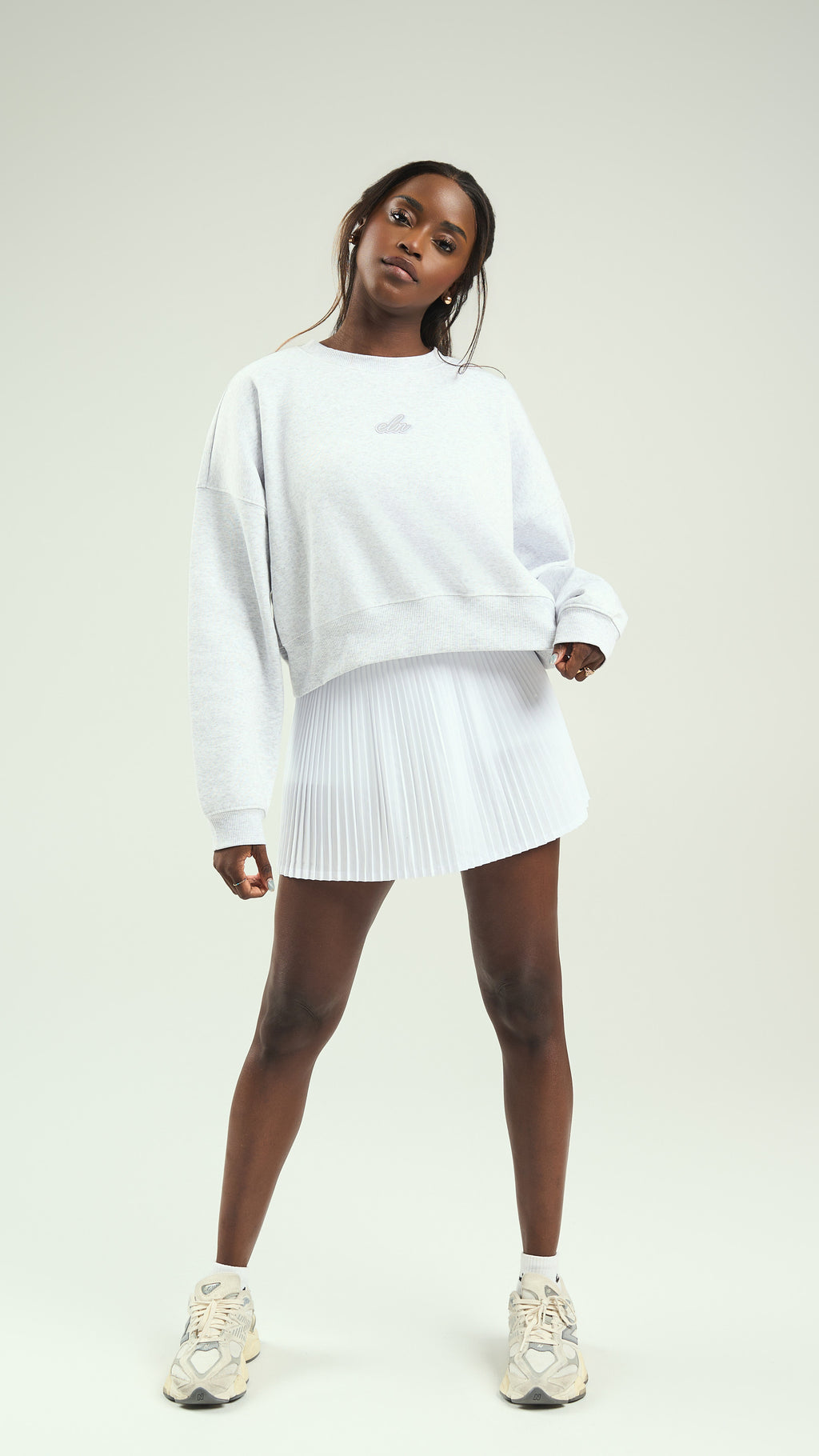 ELN Oversized Crop Sweater