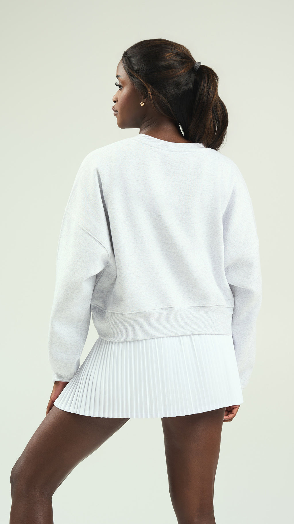 ELN Oversized Crop Sweater