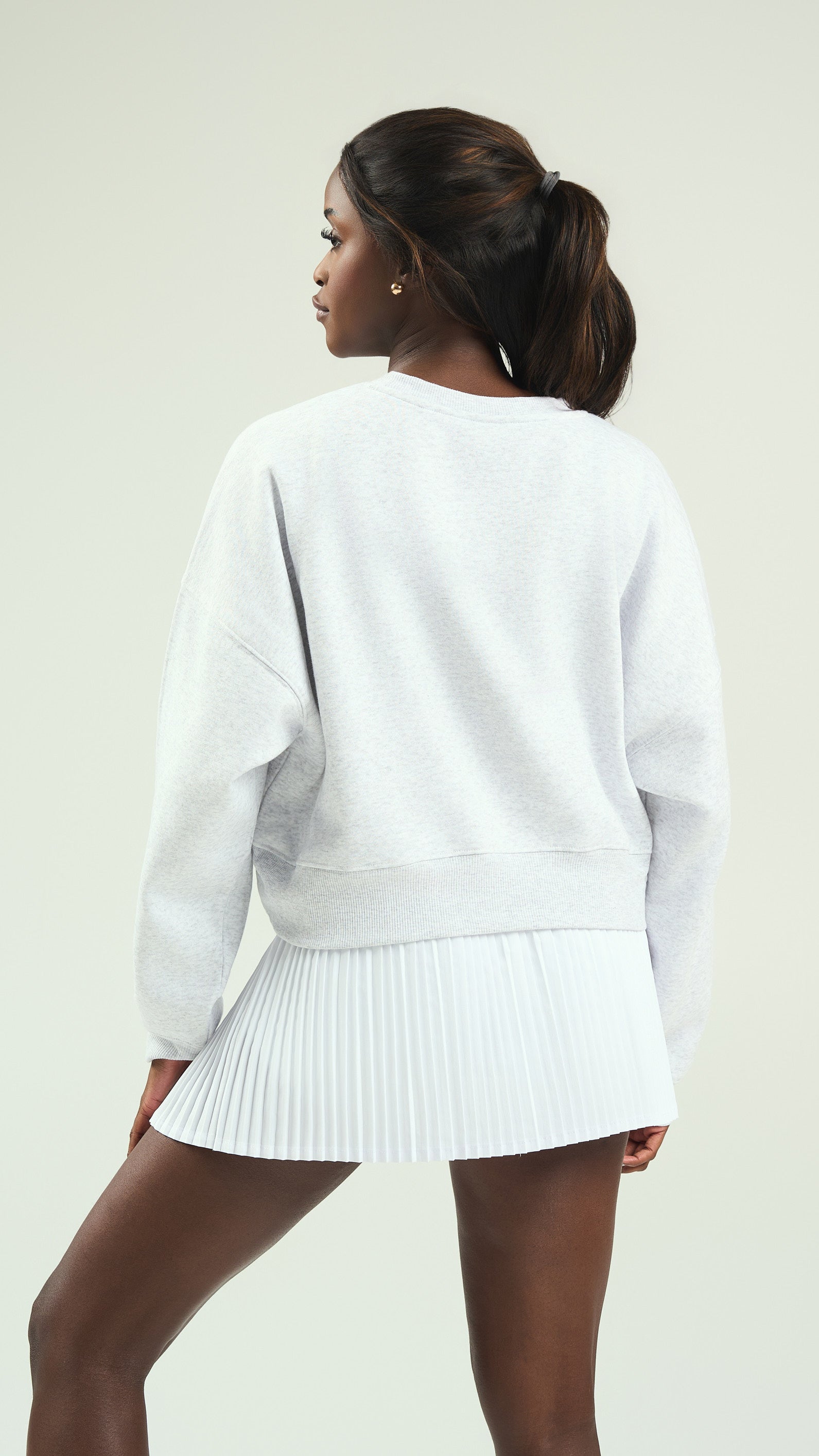 ELN Oversized Crop Sweater
