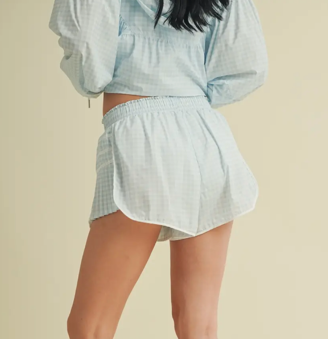 The Gingham Court Short