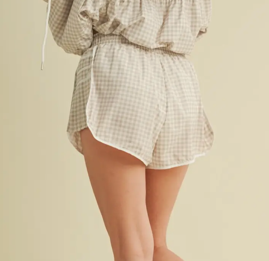 The Gingham Court Short