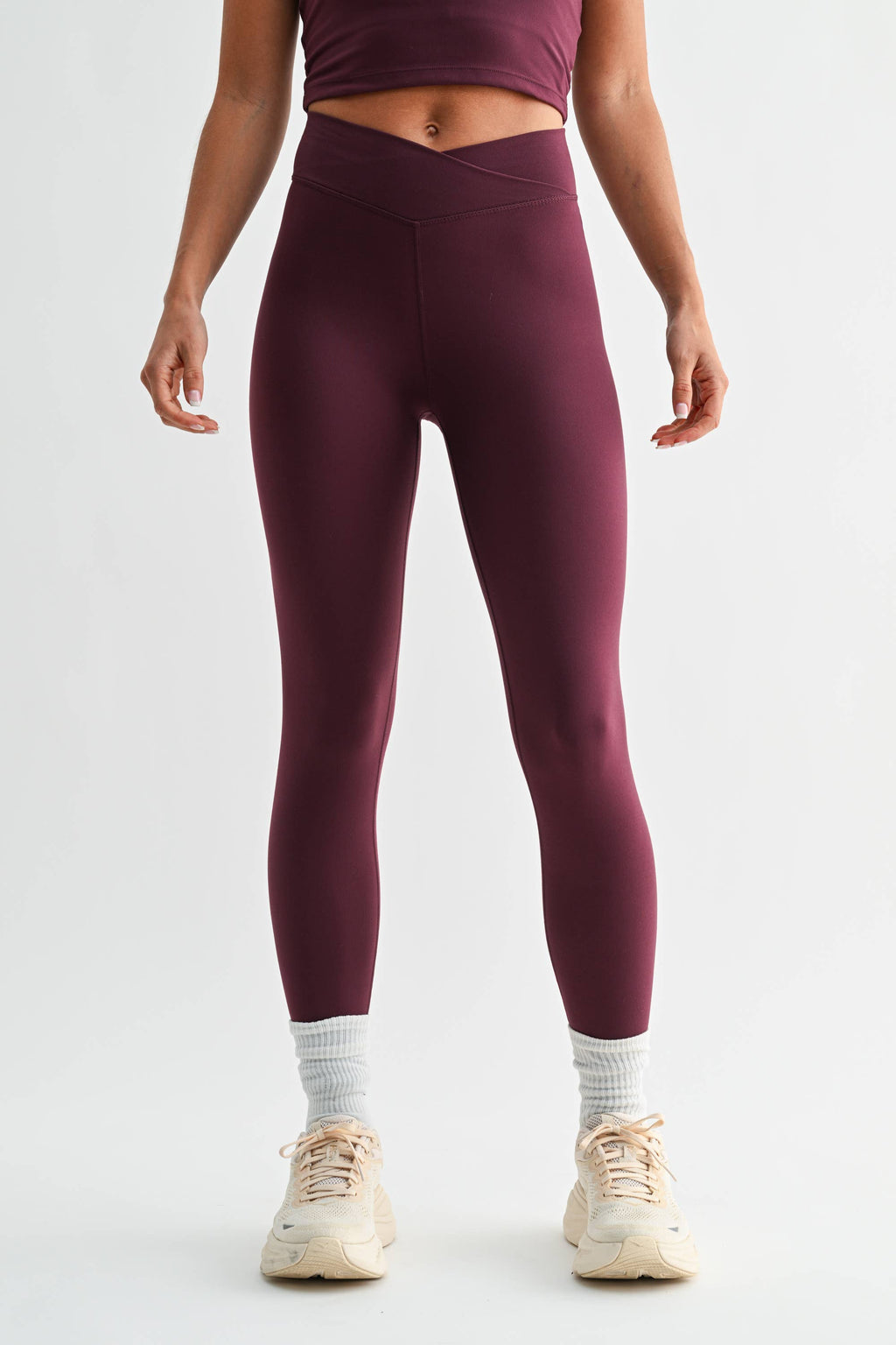 Venice Crossover Waist Leggings
