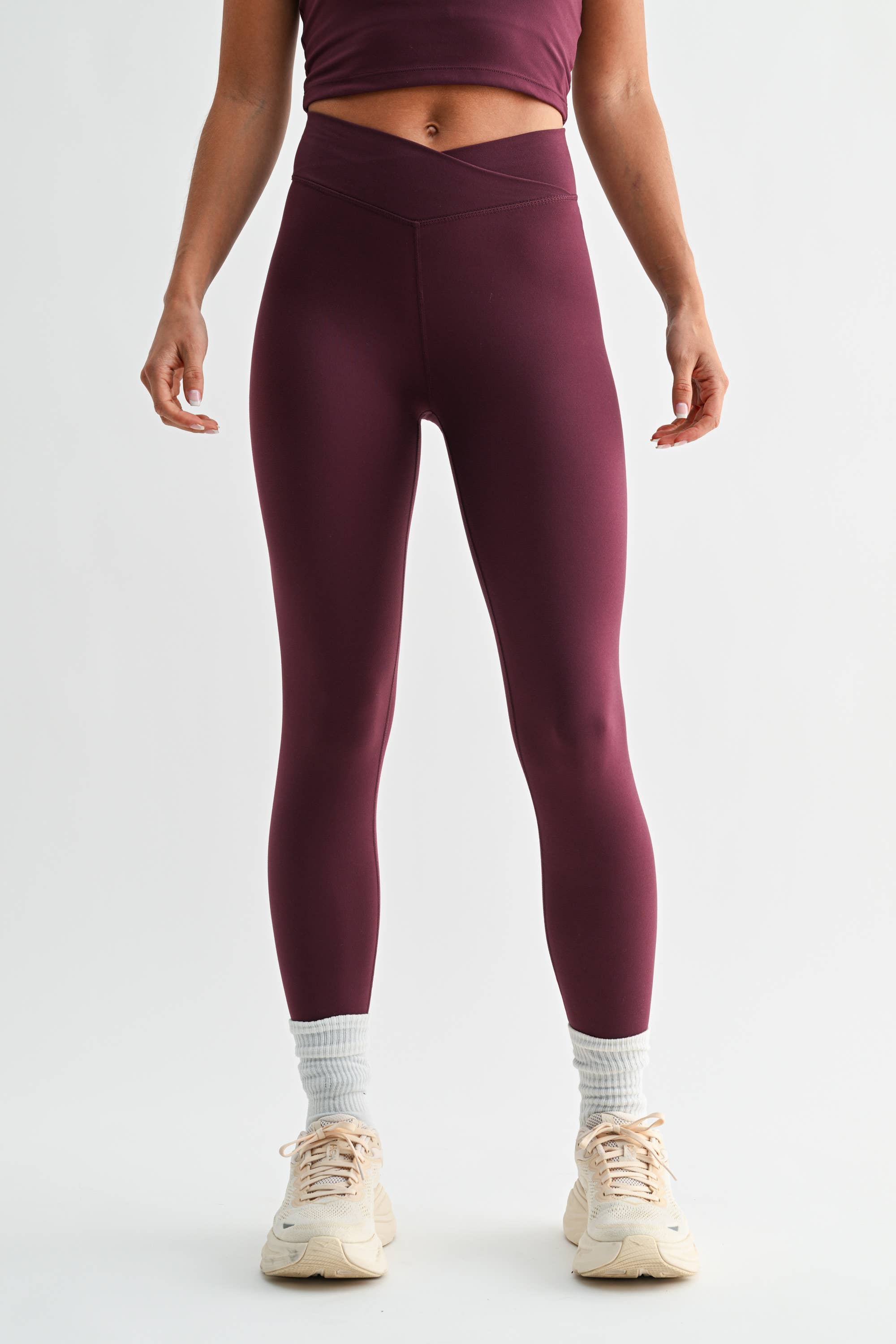 Venice Crossover Waist Leggings
