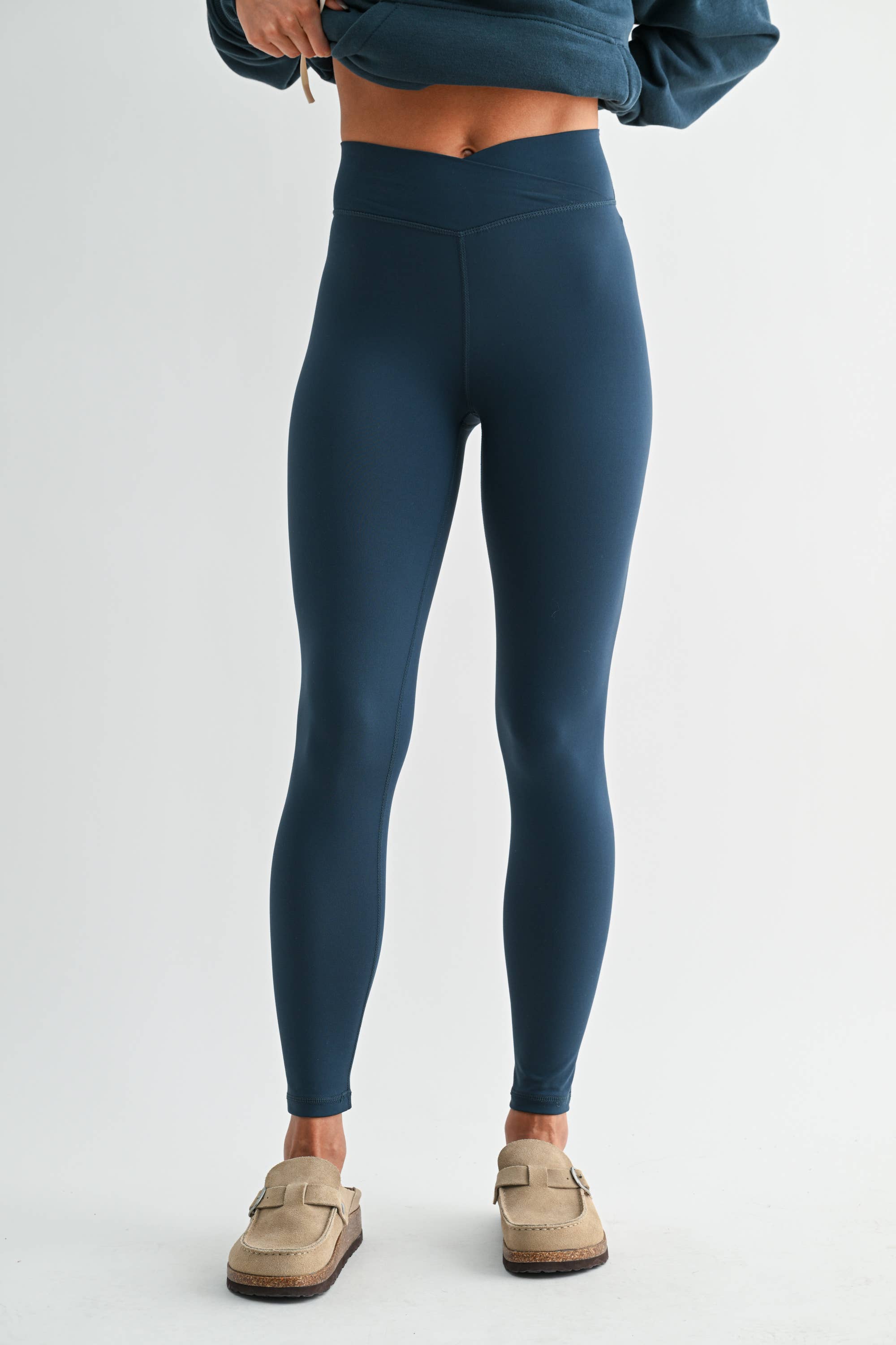 Venice Crossover Waist Leggings