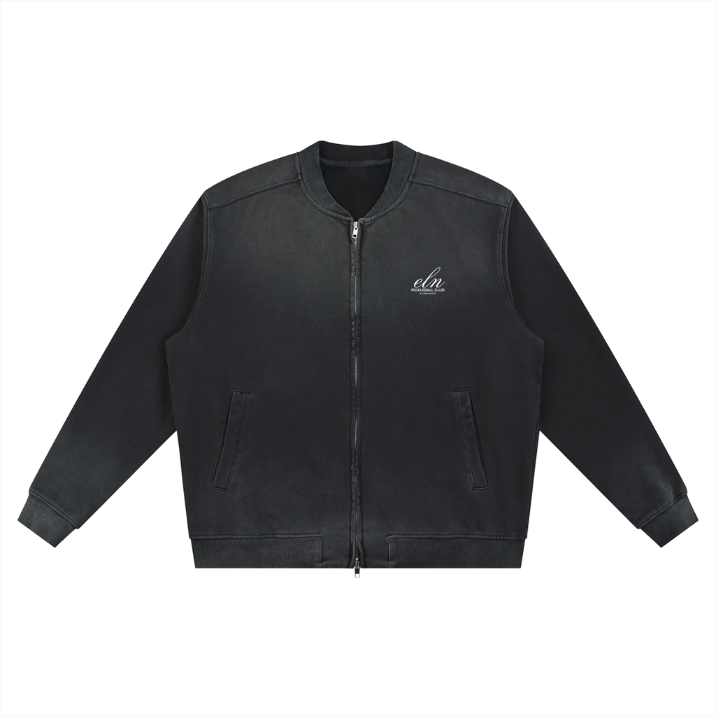 Sun Fade Heavyweight Baseball Jacket